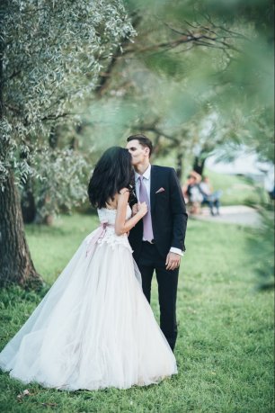 Фотосессия после свадебной церемонии