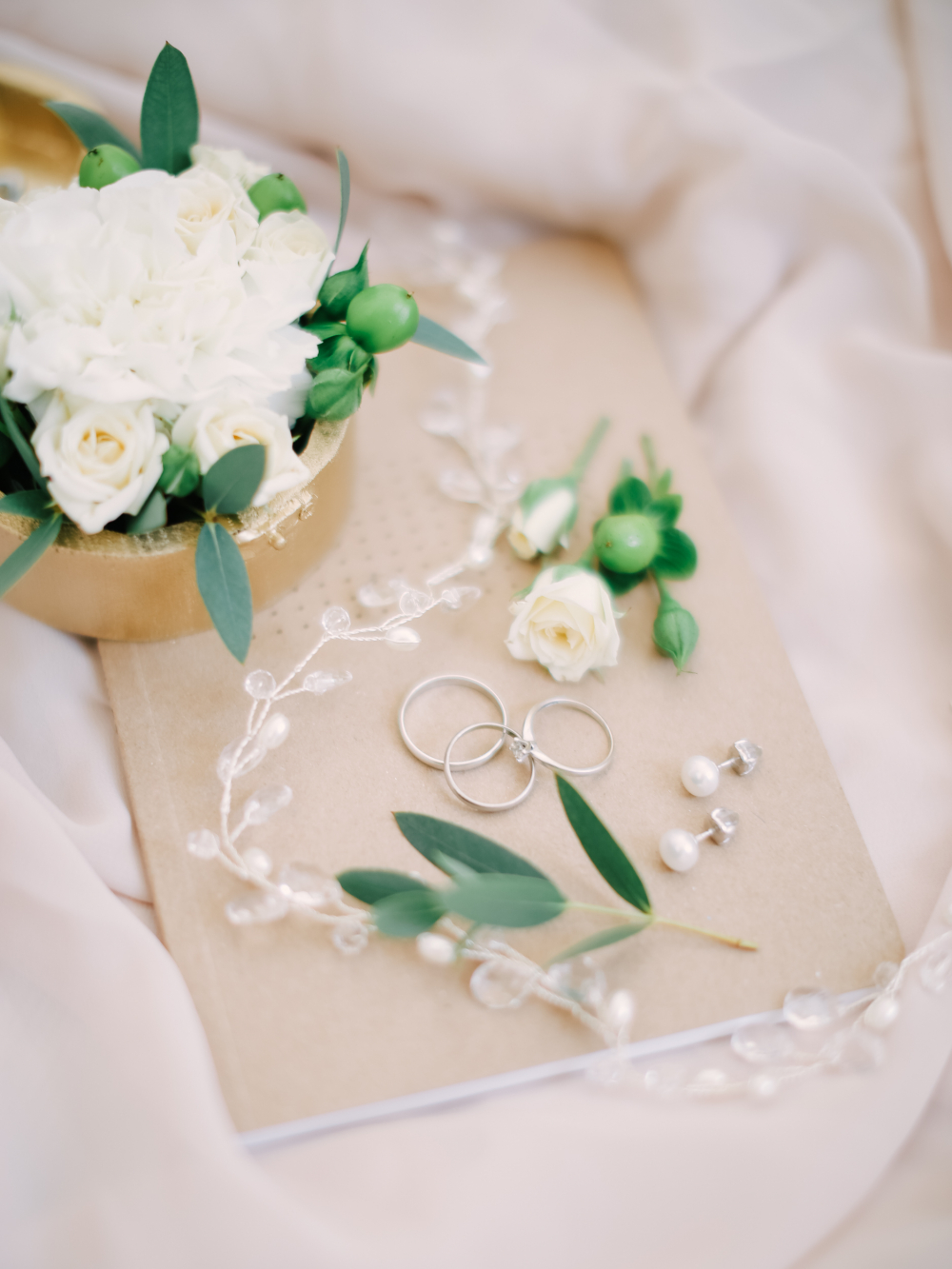 Купить Нежный свадебный букет с доставкой в Рязани | АМСТЕРДАМ - Цветы и подарки