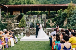 Свадебная церемония в горах