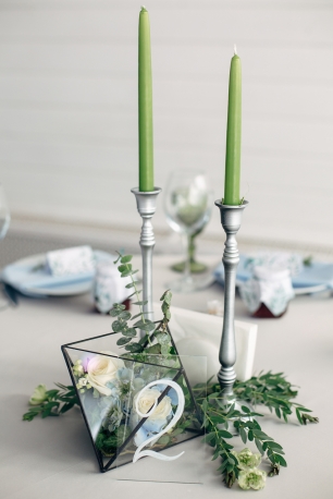 Флористика и декор для гостевых столов