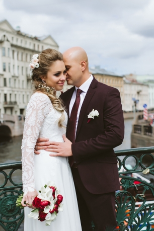 Свадебная фотосессия в центре города