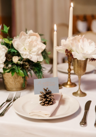 зимняя свадьба в зеленом, белом и медном цвете, организатор РЕАЛЬНАЯ ЛЮБОВЬ