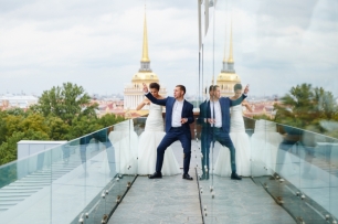 Прогулка молодоженов