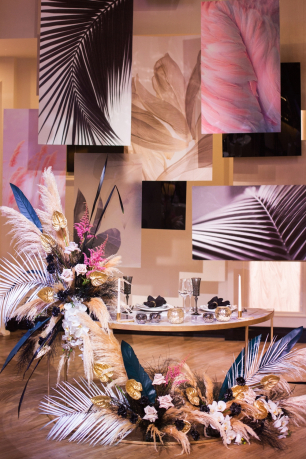 Эффектный декор свадьбы Элины и Михаила