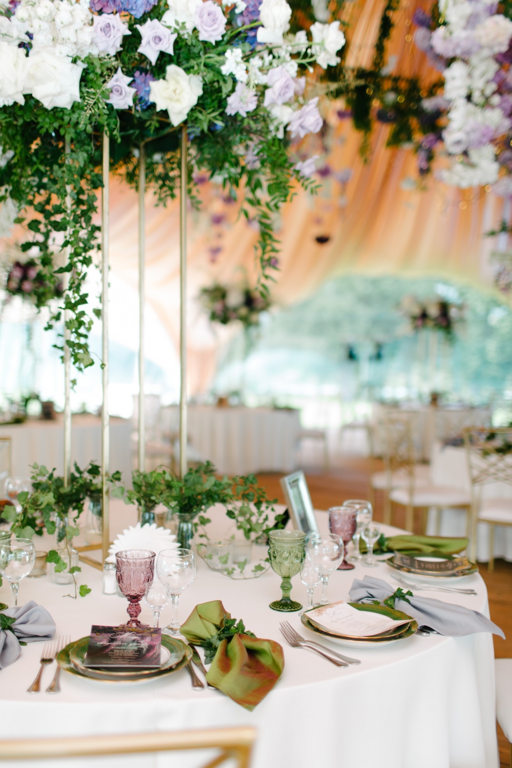 Оформление шатра в усадьбе Марьино