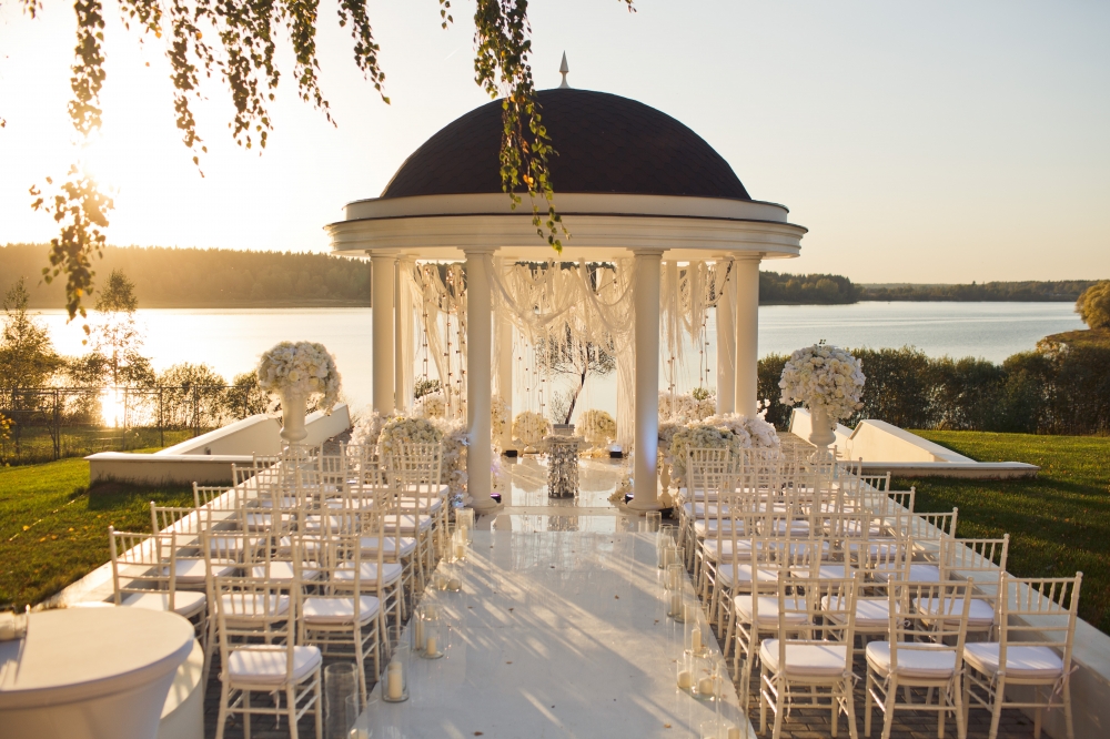 Церемония на воде на свадьбе Анны и Ивана