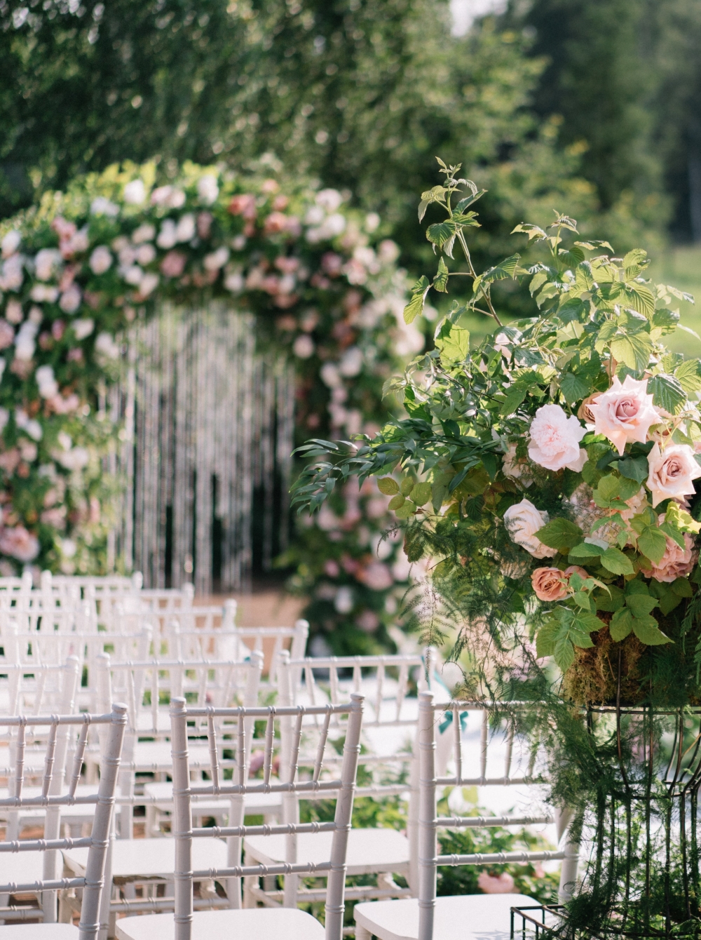 Зона церемонии на свадьба Татьяны и Вадима