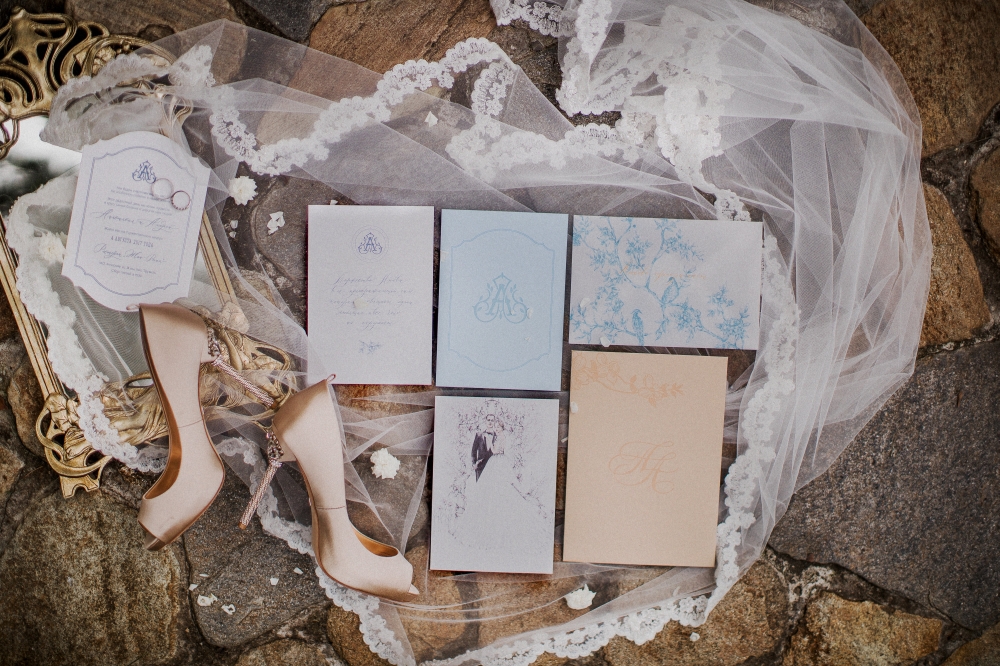 Аксессуары на свадьбе Анастасии и Андрея