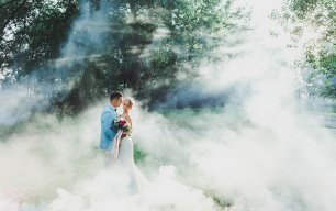 Фотосессия с дымом