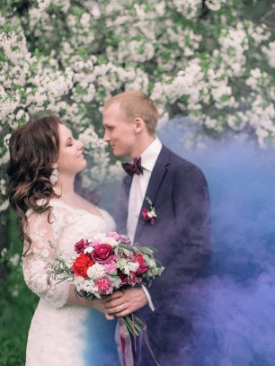 Фотосессия в дыму