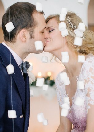 Гирлянда из зефира