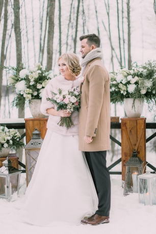 Выездная церемония зимой