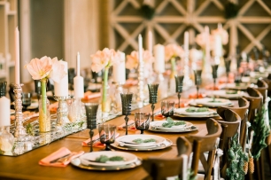 Зимний декор стола