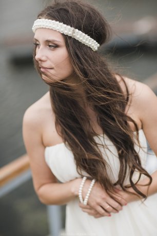 Жемчужная повязка на голову