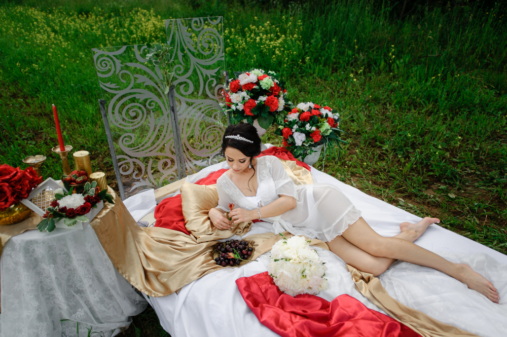 Утро Невесты за городом. 