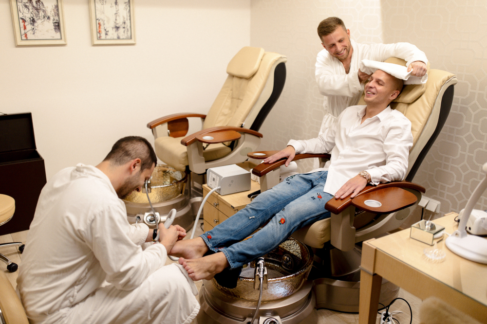 Утро  жениха с  друзьями 