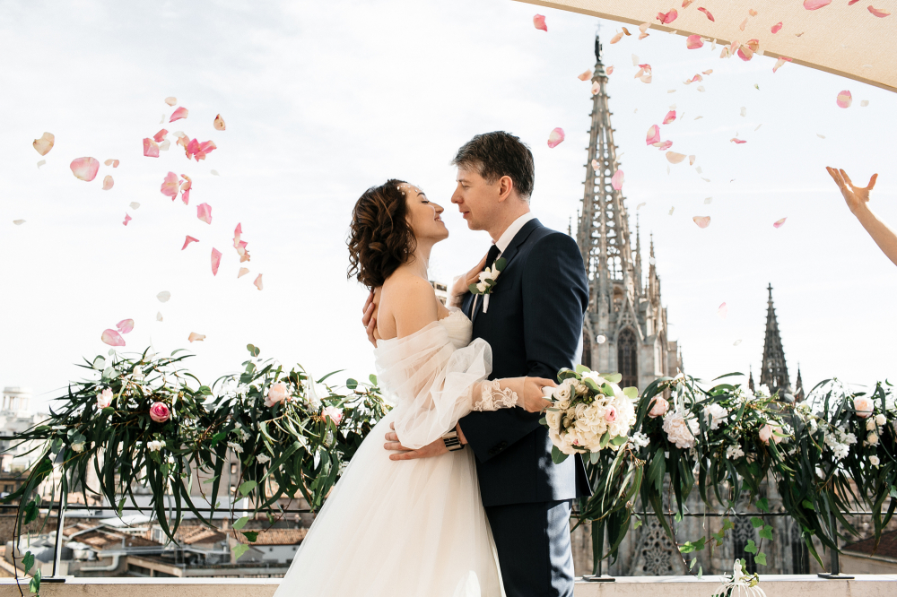 Свадьба в Барселоне.