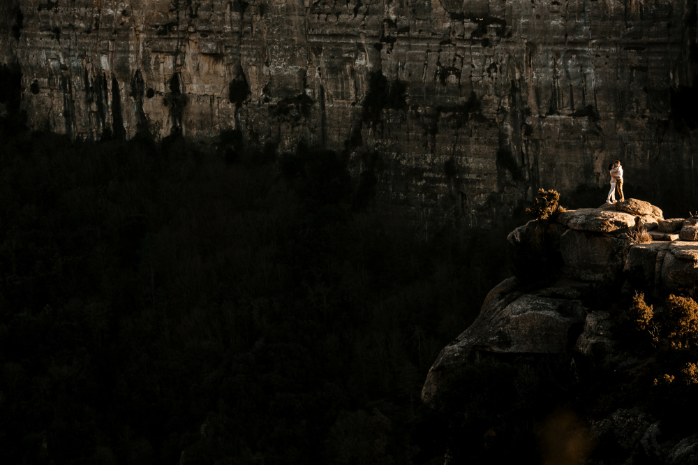 love-story в горах Испании