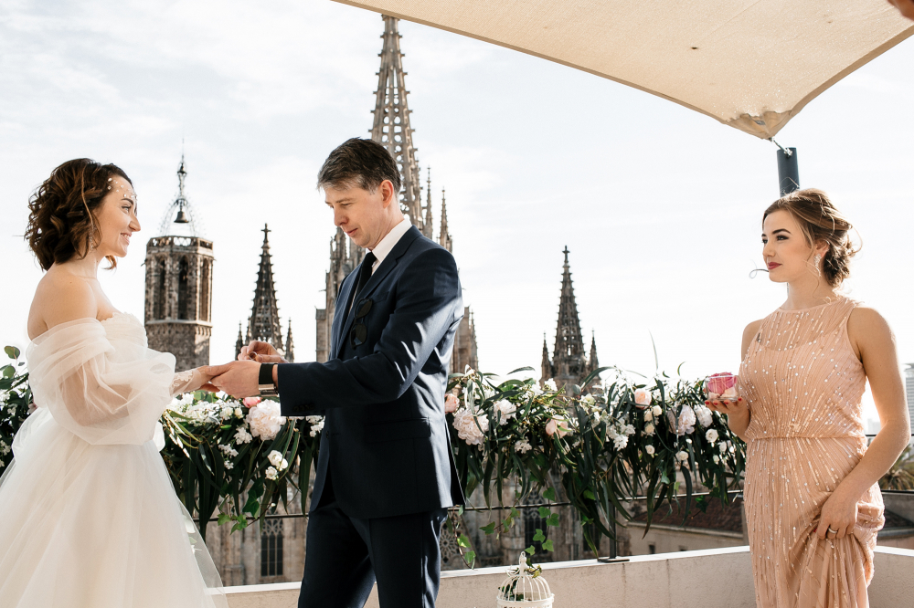 Свадьба в Барселоне.