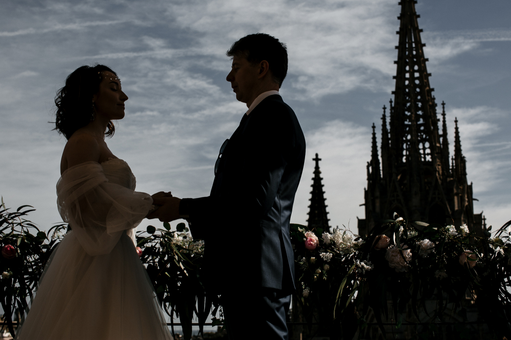 Свадьба в Барселоне.