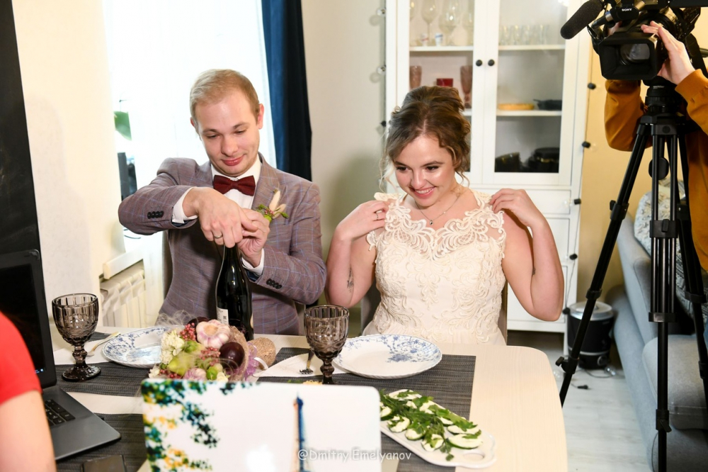 Первая Онлайн свадьба в России, фотограф: Дмитрий Емельянов