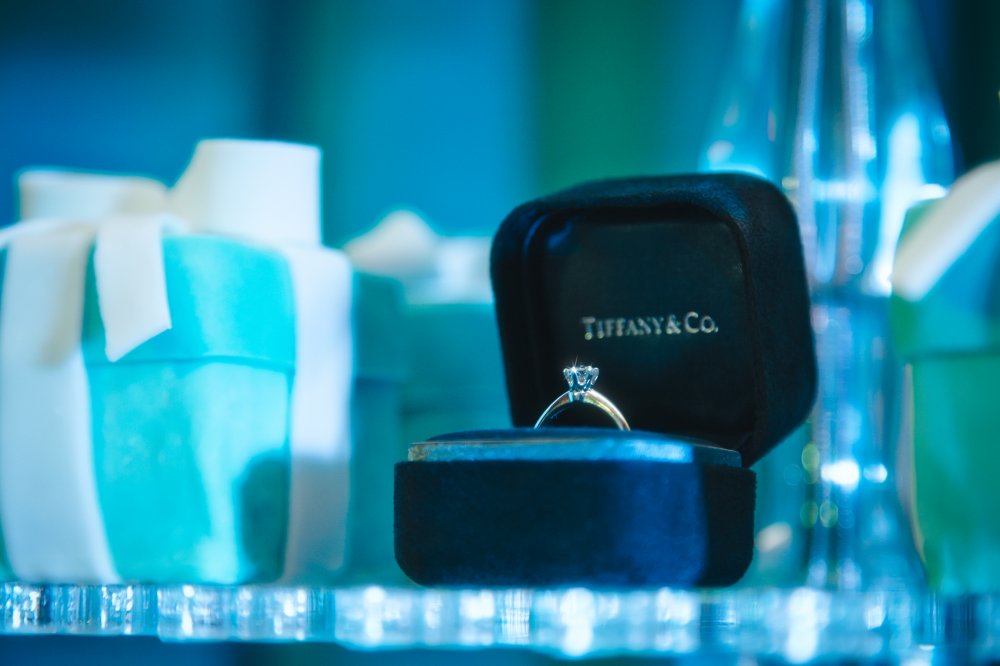 Предложение руки и сердца в стиле «Тиффани»