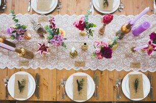 Раннер из кружевной ткани