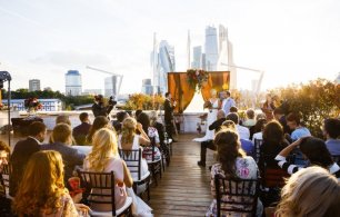 Свадьба на крыше в Москве