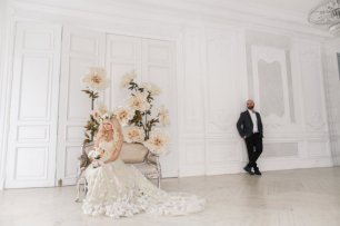 Нежная свадебная фотосессия. Жених и невеста