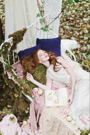 Фотосессия невесты на природе