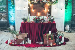 Декор свадебного президиума