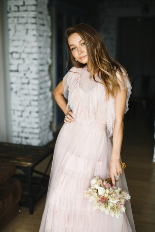 Необычный свадебный образ невесты