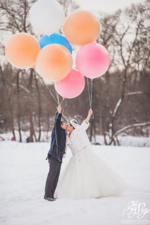 Яркая зимняя прогулка