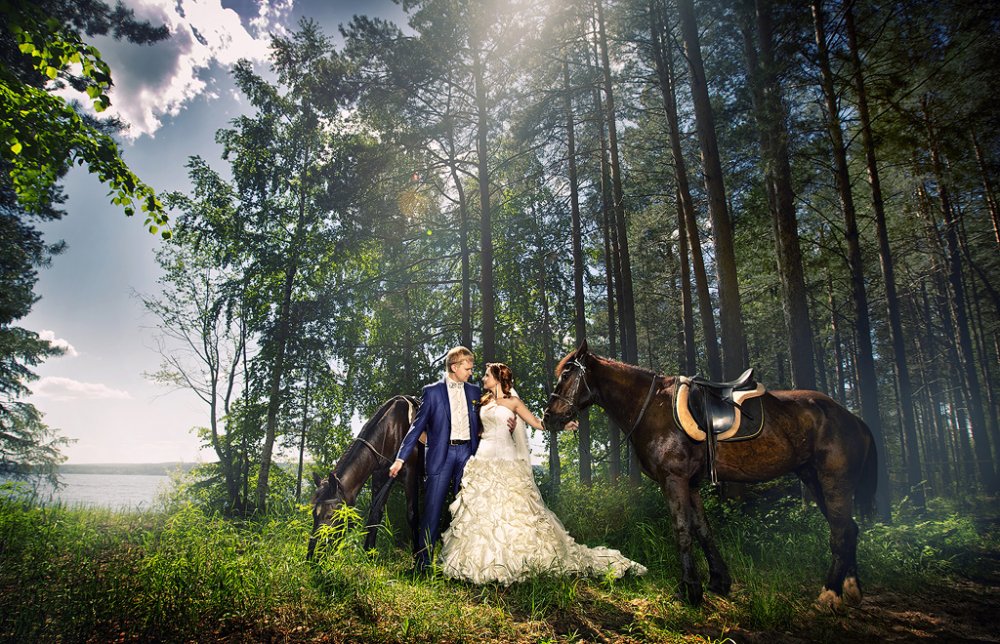 Павел и Веталина Паршаковы - уже счастливая семья с прекрасной дочкой. Организация свадьбы "Свадебный гид".