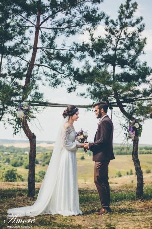 Рустикальный шик. Место свадебной церемонии