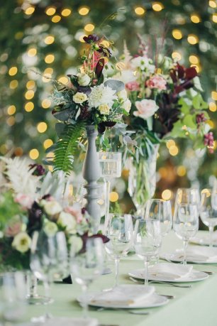 Декор свадебного стола