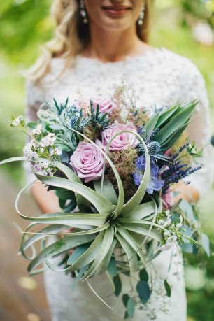 Необычный букет невесты