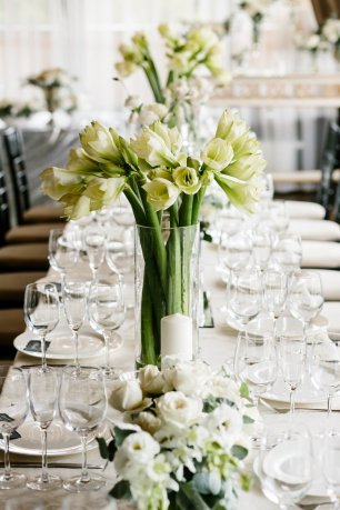 Оформление свадебного стола