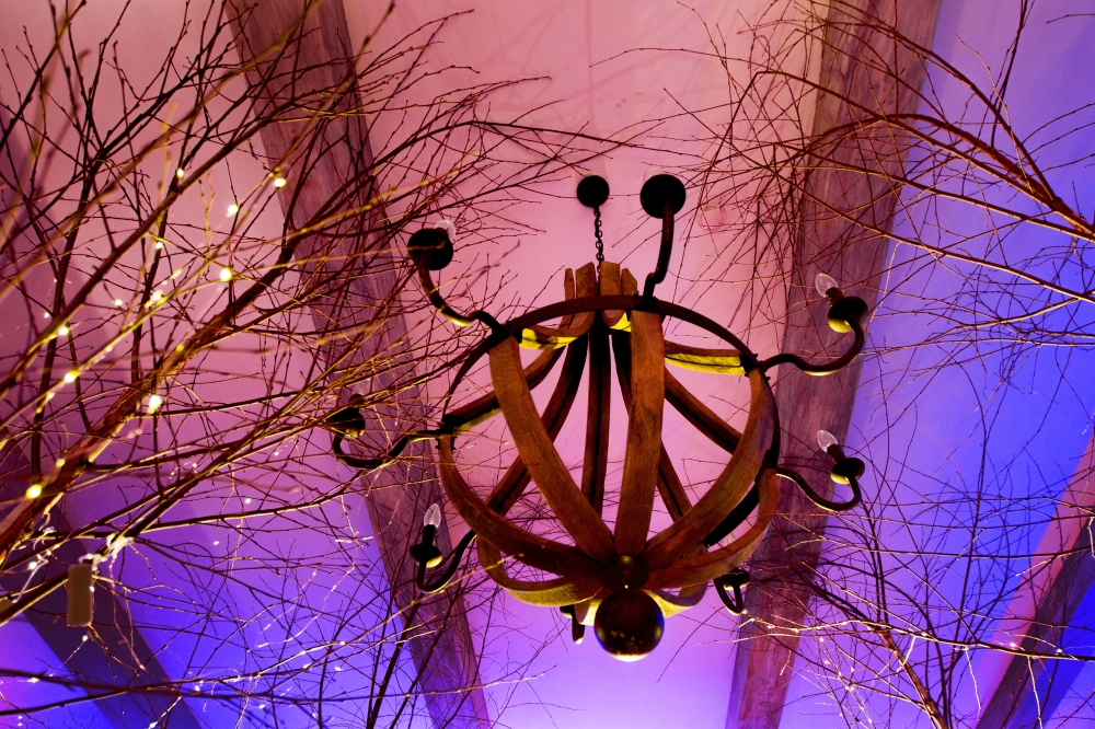 Масштабный декор с помощью деревьев