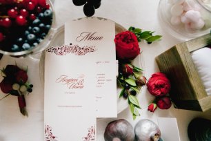 Свадебная полиграфия в лаконичном стиле