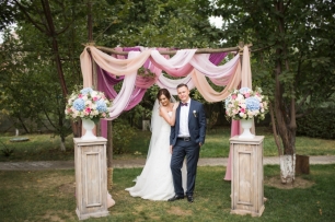 Нежная зона церемонии для Полины и Миши