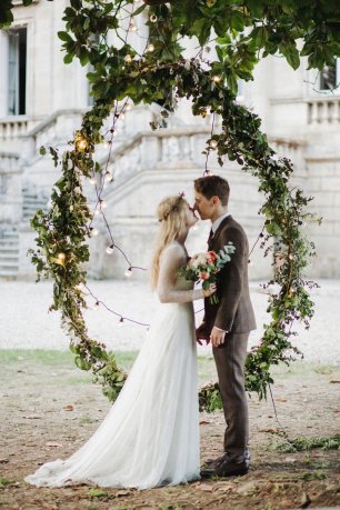 Элегантная церемония у французского шато