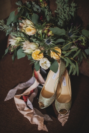 Осенний букет с артишоком для Лены