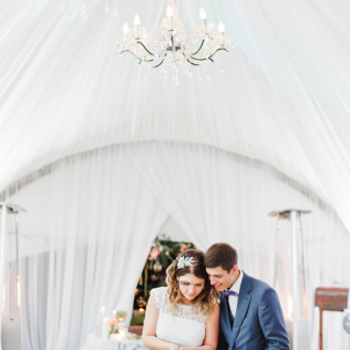 Вдохновение: оформление свадебного шатра
