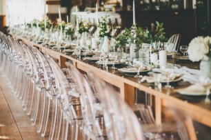 Сервировка банкетного стола