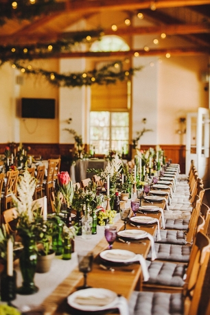 Сервировка банкетного стола