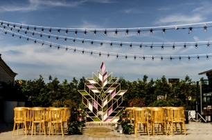 Зона церемонии на крыше