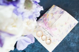 Свадьба "Сиреневый сад". Пригласительные