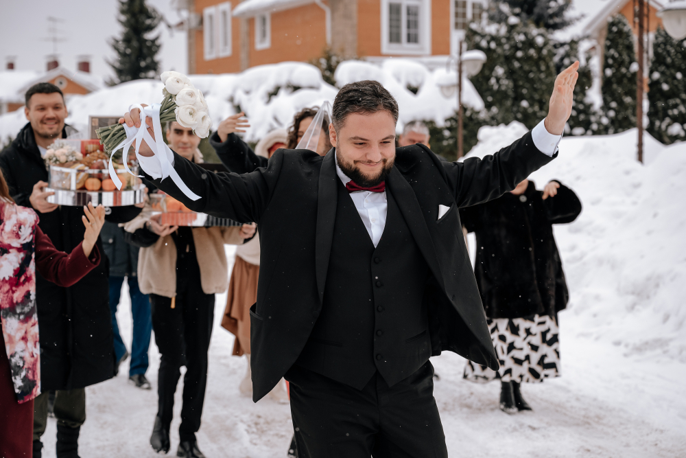 Армянская свадьба Гургена и Розы. Встреча жениха и невесты