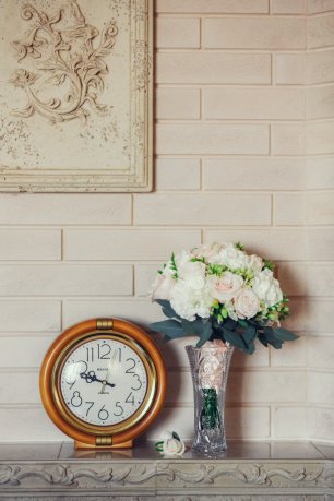 Свадебный букет в декоре